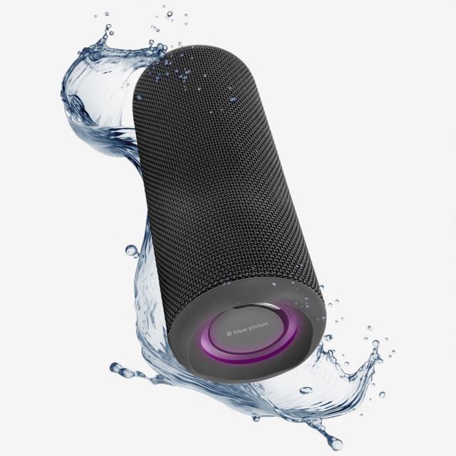 Logiix Blue Piston Max Bluetooth Speaker | Style: Black | by TSC