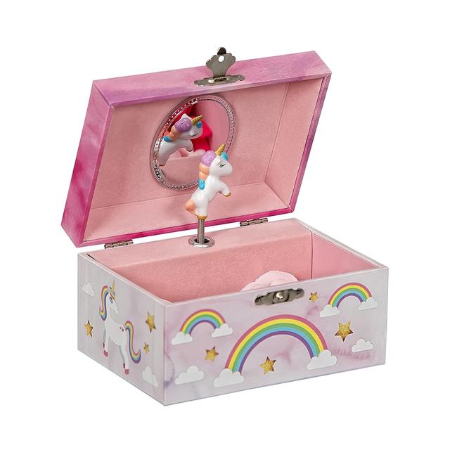 Mele and Co. Skylar Pink Musical Unicorn Jewellery Box | by TSC