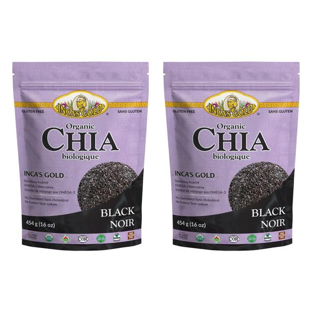 Inca's Gold Organic Chia Seeds Duo | Style: Black | by TSC