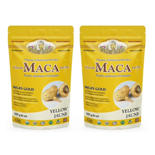 Inca's Gold Organic Maca Powder Duo | Style: Yellow | by TSC