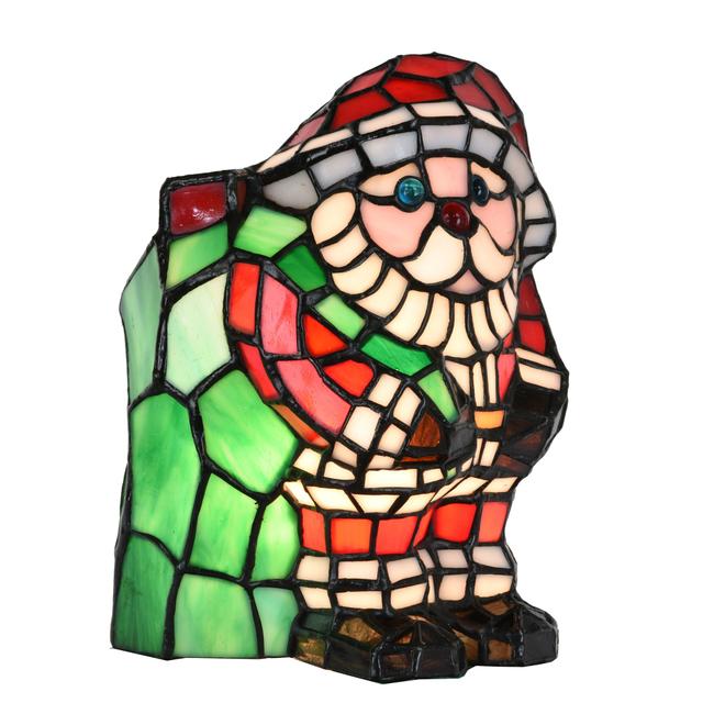 Tiffany Style Lighting Tiffany Style Santa Claus Stained Glass Night Lamp | by TSC