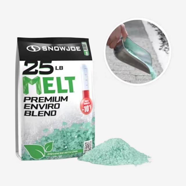 Snow Joe & Sun Joe Snow Joe Melt Premium Enviro-Blend Ice Melter with CMA (pet-friendly, resealable bag, 25 lbs) | by TSC