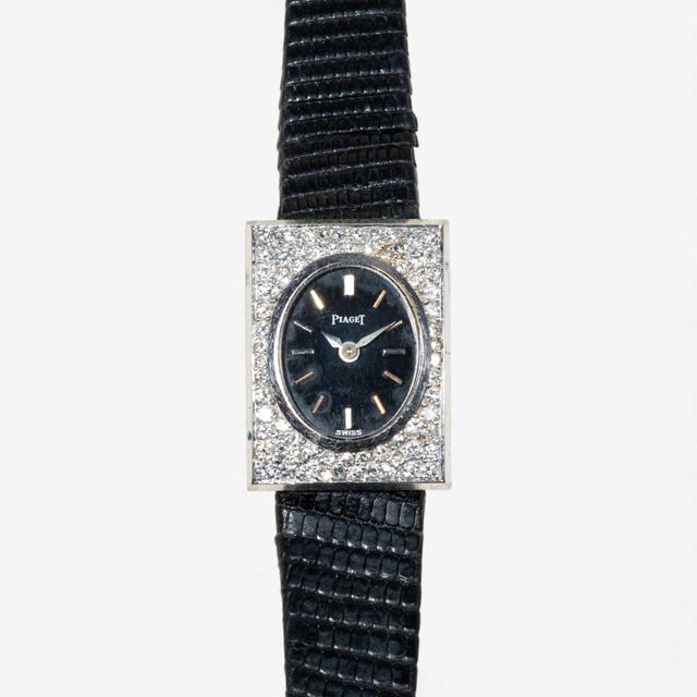 Estate Originals 18K White Gold Piaget Swiss-Made Watch with Diamond-Set Bezel | by TSC