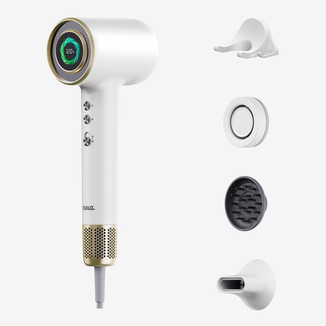 MERA Bi-Onic High Speed Aromatic Hair Dryer | Style: Gold/White | by TSC