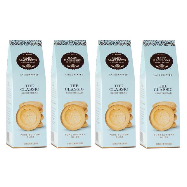 Mary Macleod's Shortbread Peaked Box 4-Pack | Style: Classic | by TSC