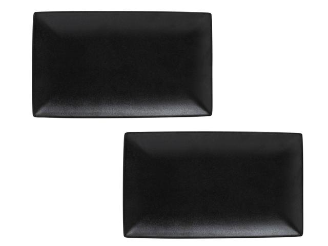 Maxwell & Williams Platter Rectangular Caviar, Large, 34.5 cm x 19.5 cm (pack of 2) | by TSC