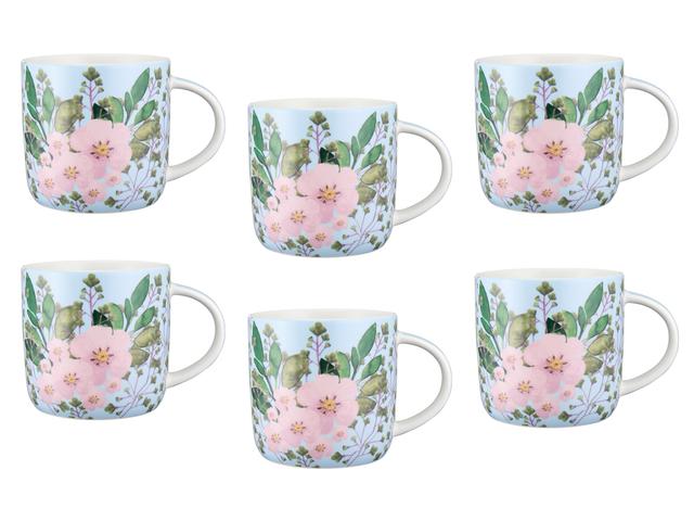 Maxwell & Williams Bouquet Blue Mug, 480 ml (set of 6) | by TSC