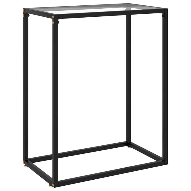 Console table Transparent 60x35x75 cm Tempered glass | by TSC