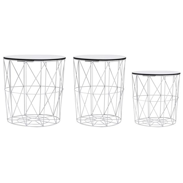 Coffee table 3 pcs White | by TSC