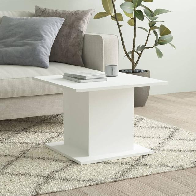 Coffee table White 55.5x55.5x40 cm Chipboard | by TSC