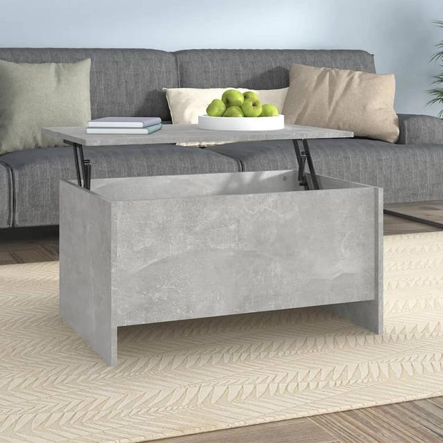 Coffee table Concrete gray 80x55.5x41.5 cm Engineered wood | by TSC