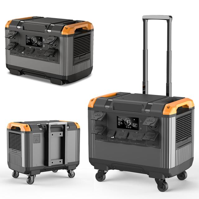 2688Wh Portable Power Station with LiFePO4 Battery, 3000W