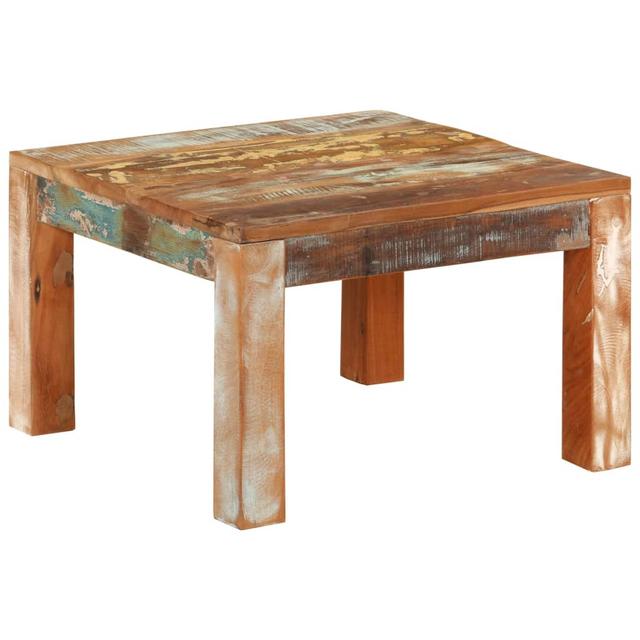 Coffee table 55x55x35 cm Solid reclaimed wood | by TSC