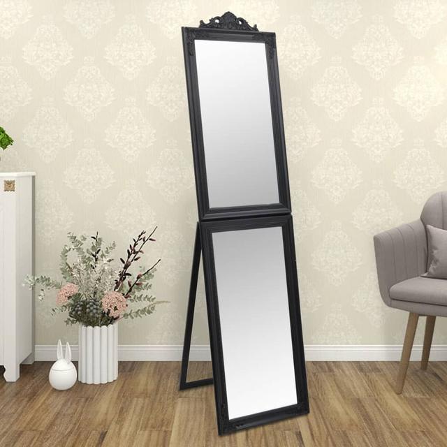 Black standing mirror 50x200 cm | by TSC