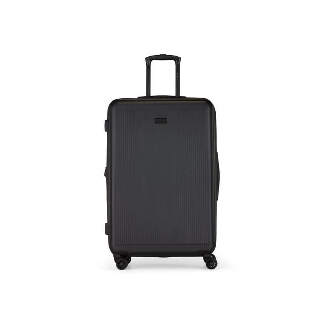 Bugatti - Singapore Hardside Check-In Large Luggage with Expansion | Style: Black | by TSC