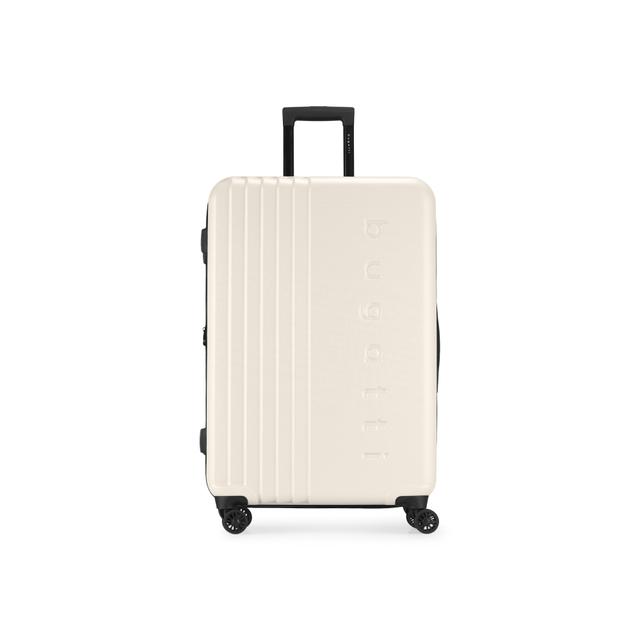 Bugatti - The Classic Hardside Check-In Large Luggage with Expansion. | Style: Egret | by TSC