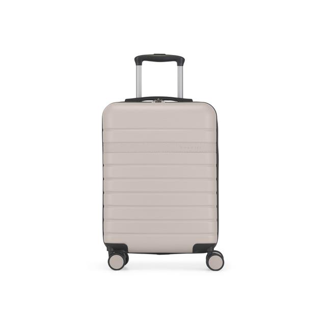 Bugatti - Lisbon Hardside Carry-on Luggage with Double Wheels | Style: Latte | Size: Small | by TSC