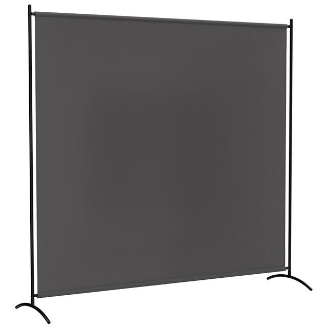 Outsunny Single Panel Privacy Screen, UV30+ Room Divider, Dark Grey | by TSC