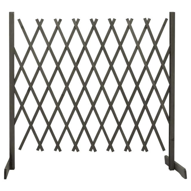 Gray garden trellis fence 180x100 cm Fir wood | by TSC