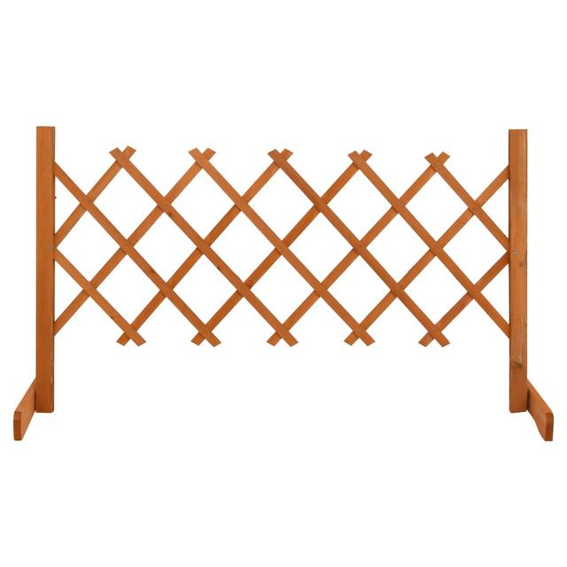 Orange garden trellis fence 120x60 cm Fir wood | by TSC