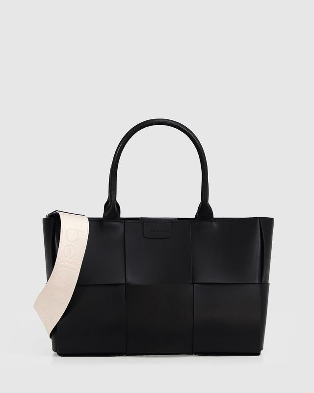 Long Way Home Woven Tote | Style: Black | by TSC