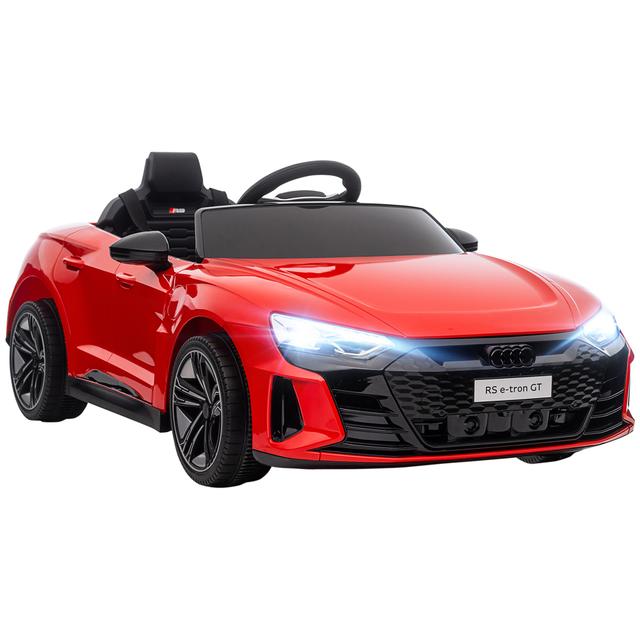 12V 3.1 MPH Kids Ride on Car w/ Remote Control, Suspension, Red | by TSC