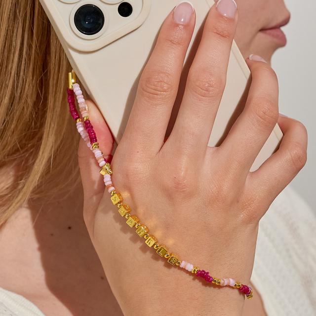 Joma Jewellery Happy Little Moments 'Sparkle' Phone Charm In Gold Plating