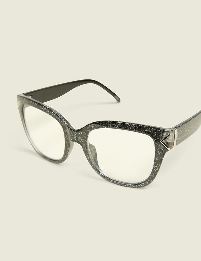 Glitter Square Reading Glasses