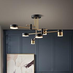 LED Ceiling Light 76/76/101.6 cm Geometric Shapes Chandelier Metal Sputnik Geometrical Electroplated Painted Finishes LED Nordic Style 220-240V