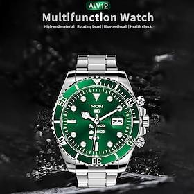 AW12 / AW13Pro Smart Watch 1.28 inch Smartwatch Fitness Running Watch Bluetooth Pedometer Fitness Tracker Sleep Tracker Compatible with Android iOS Unisex Long