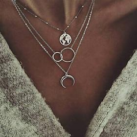 Women's necklace Chic  Modern Street Geometry Necklaces / Gold / Silver / Fall / Winter / Spring