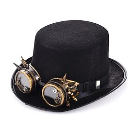 Retro Vintage Punk  Gothic Steampunk Hat Masquerade Plague Doctor Fancy Dress Men's Women's Masquerade Party Adults' Hat
