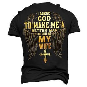 Men's Bible Unisex Graphic Templar Cross Letter T Shirt Christian T Shirts Short Sleeve T shirt 3D Print Crew Neck Shirt Vintage Sports Designer Outdoor Street