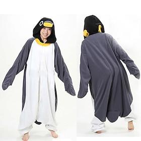 Adults' Character Nightwear Onesie Costume Carnival Costume Penguin Onesie Pajamas Kigurumi Pajamas Funny Costume For Men and Women Carnival Cartoon