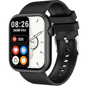 iMosi QX7 Smart Watch 1.85 inch Smartwatch Fitness Running Watch Bluetooth Pedometer Call Reminder Sleep Tracker Compatible with Android iOS Unisex Long Standb