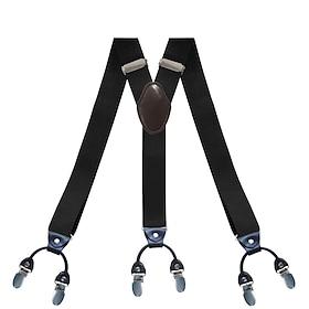Retro Vintage Roaring 20s 1920s Suspenders The Great Gatsby Fancy Dress Men's Masquerade Party Bachelorette Party Adults' Suspenders All Seasons