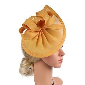 Elegant Headpiece Fascinators Hat Fascinator Gentlewoman Fancy Dress Women's Derby Wedding Party Ascot Adults' Hat Spring Summer