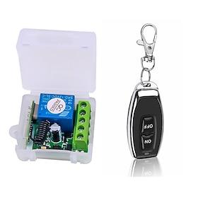 RF Wireless Remote Control Switch relay 433mhz DC 12V 1CH Receiver Module For learning code Transmitter Remote