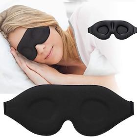 1pc Sleep Eye Mask For Men And Women 3D Contoured Cup Sleeping Mask And Blindfold Concave Molded Night Sleep Mask Block Out Light Soft Comfort Eye Shade Cover