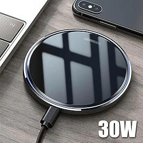 Wireless Charger 30W Quick Charging Pad Phone Charger Wireless Fast Charging Dock Charger for Apple Iphone Samsung Xiaomi Huawei Android Mobile Phones