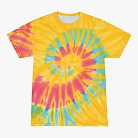 Unisex Retro Tie Dye Shirt for Men Women 1970S 1980S Hippies Retro Vintage Senior Tie-Dye Tee T-shirt Disco Casual Daily Halloween Carnival
