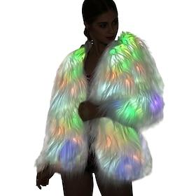 Coat Women's Christmas Halloween Mardi Gras Christmas Eve Adults' Party  Evening Coat