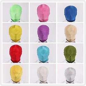 2 Pieces Full Face Mask BW 2nd Skin MasksHalloween Spandex Hood for Unisex Cloth Christmas Gift