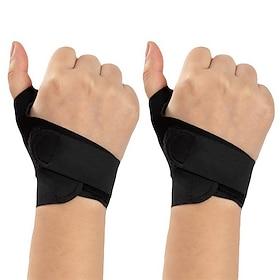 Ultra Thin Wrist Brace and Thumb Arthritis Compression Strap Adjustable Sport Carpal Tunnel Support for Men and Women, Comfortable Carpal Tunnel for Thumb Wris