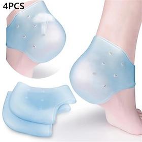 4pcs/set Heel Cups Gel Protectors, Support For Achilles Tendonitis Bone Spur Aching, Feet Relieve Pain For Man And Women