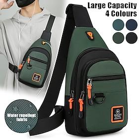 Water Repellent Sling Backpack with Large Capacity – Stylish and Durable Crossbody Bag in 4 Colors for School, Work, or Outdoor Activities