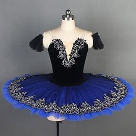 Kids' Dancewear Ballet Dress Ruffle Girls' Performance Sleeveless Natural Elastane