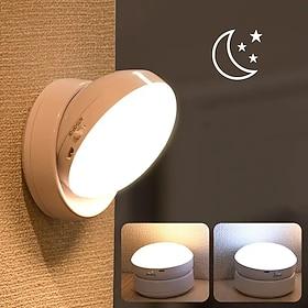 360 Grad drehbares LED-Nachtlicht, USB-Aufladung, Bewegungsmelder, LED-Licht, Schlafzimmer, Ton, Lichtsteuerung für Flure, Familienbadezimmer, Augenschutz, Nac