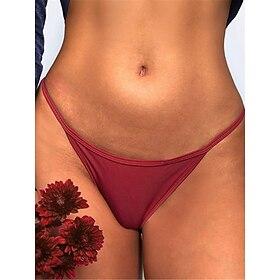 kvinners pyjamas truser ren farge elskere hot valentine's day bed club pustende sommer våren hjem antrekk