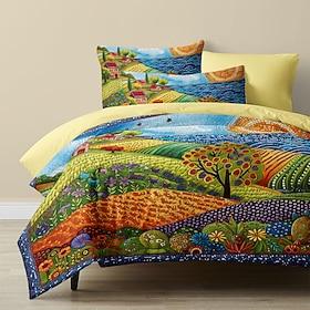 Landscape Pattern Duvet Cover Set Set Soft 3-Piece Luxury Cotton Bedding Set Home Decor Gift Twin Full King Queen Size Duvet Cover